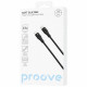  Кабель Proove Soft Silicone Type-C to Lightning 27W (1m) Black (CCSO27002101)