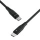  Кабель Proove Soft Silicone Type-C to Type-C 60W (1m) Black (CCSO60002201)