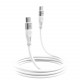  Кабель Proove Soft Silicone Type-C to Type-C 60W (2m) White (CCSO60002222)