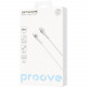  Кабель Proove Soft Silicone Type-C to Type-C 60W (2m) White (CCSO60002222)