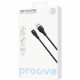  Кабель Proove Soft Silicone USB to Lightning 24A (1m) Black (CCSO20001101)
