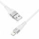  Кабель Proove Soft Silicone USB to Lightning 24A (2m) White (CCSO20001122)