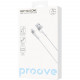  Кабель Proove Soft Silicone USB to Micro USB 24A (1m) White (CCSO20001302)