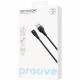  Кабель Proove Soft Silicone USB to Type-C 3A (1m) Black (CCSO20001201)