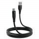  Кабель Proove Soft Silicone USB to Type-C 3A (2m) Black (CCSO20001221)