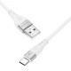  Кабель Proove Soft Silicone USB to Type-C 3A (2m) White (CCSO20001222)