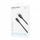  Кабель Proove Striped Silicone USB to Lightning (1m) Black (CCSS00001101)
