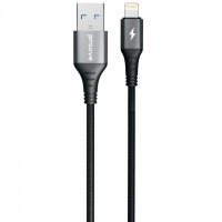 Кабель Proove WireX USB to Lightning 2.4A (1m) Black (CCWX12001201)