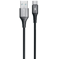 Кабель Proove WireX USB to Type-C 3A (1m) Black (CCWX15001201)