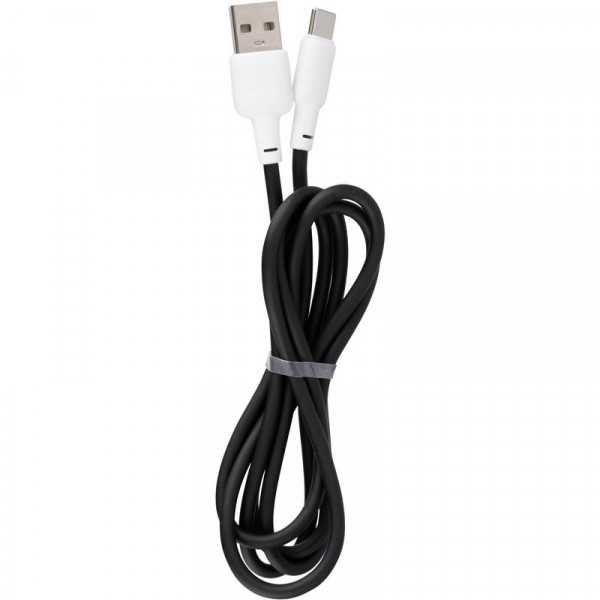  Кабель USB Gelius Full Silicon GP-UCN001C Type-C 12m (18W) Black/White