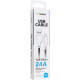  Кабель USB Gelius Full Silicon GP-UCN001C Type-C 12m (18W) Black/White