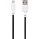  Кабель USB Gelius Full Silicon GP-UCN001L Lightning 12m (18W) Black/White