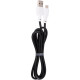  Кабель USB Gelius Full Silicon GP-UCN001M MicroUSB 12m (18W) Black/White