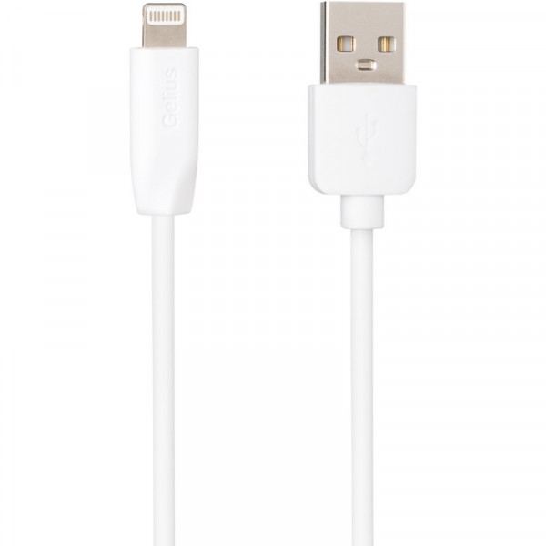  Кабель USB Gelius One GP-UC117 Lightning 1m (12W) White