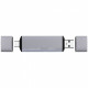  Картридер Proove Arc Link 3 in 1 (USB30 + SD Card + Micro SD Card) Silver (HBAL00210014)