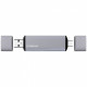  Картридер Proove Arc Link 3 in 1 (USB30 + SD Card + Micro SD Card) Silver (HBAL00210014)