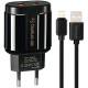  Сетевое зарядное устройство Gelius Avangard GP-HC06 2USB 24A 12W + кабель Lightning Black