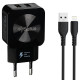  Мережевий зарядний пристрій Gelius Prime GU-HC02 2USB 21A 12W + кабель Lightning Black