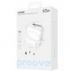  Мережевий зарядний пристрій Proove Fixtape GaN 65W (Type-C) White (WCFP65010202)