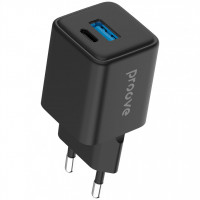 Мережевий зарядний пристрій Proove Pocket GaN 30W Type-C+USB Black (WCPG30110001)