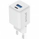  Мережевий зарядний пристрій Proove Pocket GaN 30W Type-C+USB White (WCPG30110002)