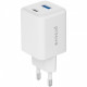  Мережевий зарядний пристрій Proove Pocket GaN 45W Type-C+USB White (WCPG45110002)
