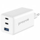  Мережевий зарядний пристрій Proove Pocket GaN 65W (2Type-C + USB) White (WCPG65121202)