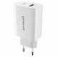  Мережевий зарядний пристрій Proove Rapid 20W Type-C+USB-C White (WCRP20110002)
