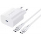  Мережевий зарядний пристрій Proove Rapid 30W USB-C + Кабель Type-C to Type-C White (WCRP30012202)