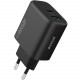  Мережевий зарядний пристрій Proove Silicone Power 2 45W (Type-C+USB) Black (WCSP24110001)