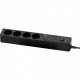  Мережевий фільтр Proove Power Strip P-04C (4 розетки + 2 USB + 4 Type-C) 2М Black (PSPS25002421)