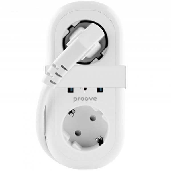  Мережевий фільтр Proove Supercoil 20W (2xAC + Type-C + 2xSB) 15m White (PSPS25002102)