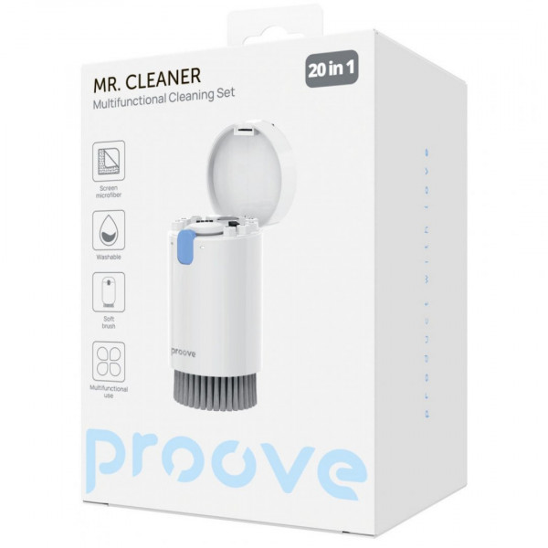  Багатофункціональний набір для чищення Proove Mr Cleaner 20in1 White (MCS00002002)