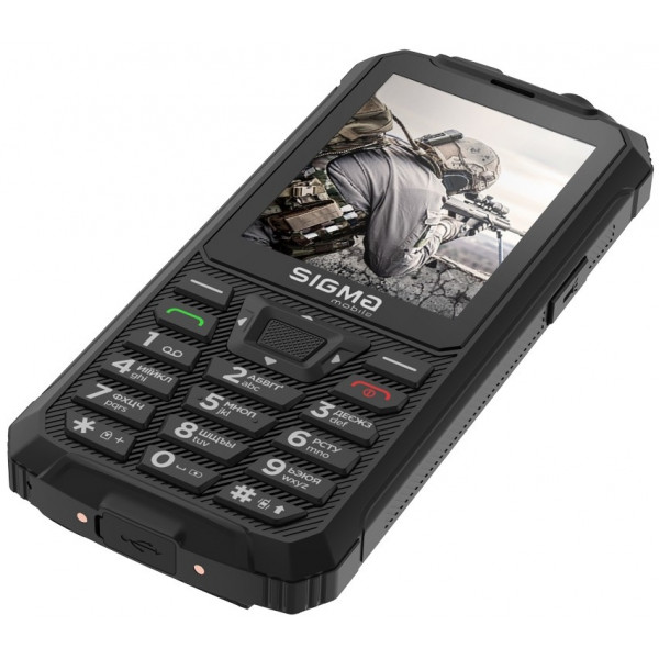  Мобільний телефон Sigma mobile X-treme PR68 Black (4827798122419)