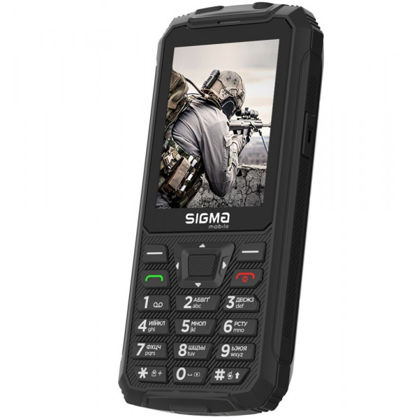  Мобільний телефон Sigma mobile X-treme PR68 Black (4827798122419)