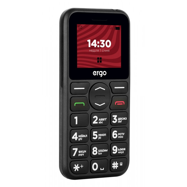 Мобільний телефон Ergo R181 Dual Sim Black