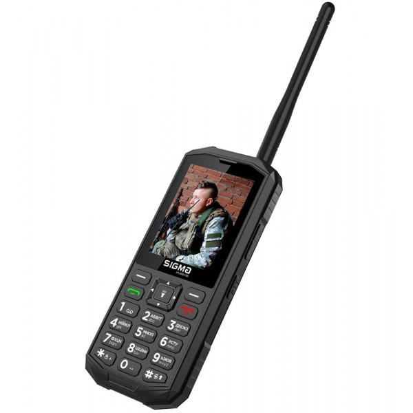  Мобільний телефон Sigma mobile X-treme PA68 Black (4827798466612)
