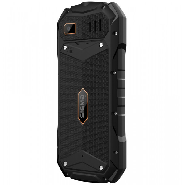  Мобільний телефон Sigma mobile X-treme PV68 Black/Orange (4827798738221)