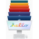  Моноблок Apple iMac 24Retina 45K 512GB 8GPU Blue 2021