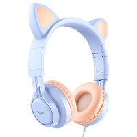 Навушники накладні Hoco W36 Cat Ear Headphones With Mic Dream Blue
