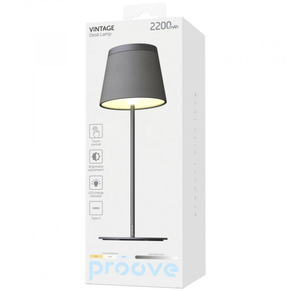  Настільна лампа Proove Vintage Black (NLPV05012001)