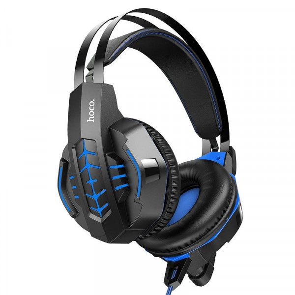  Навушники накладні Hoco W102 Cool Tour Gaming Headphones Blue