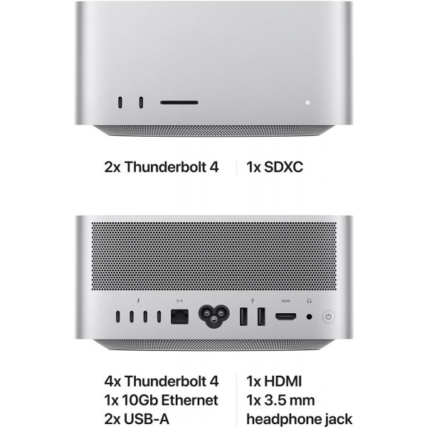  Неттоп APPLE Mac Studio M1 Max Chip 32GB/512GB 2022