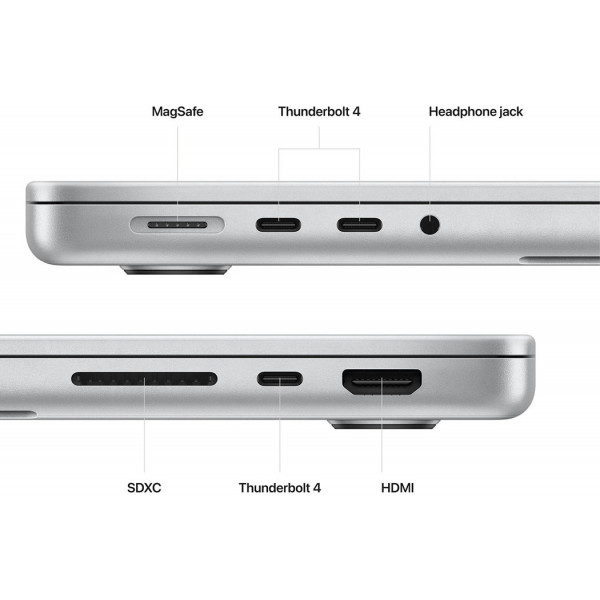  Ноутбук APPLE MacBook Pro 14 M2 Pro 16/512GB 2023 Silver MPHH3