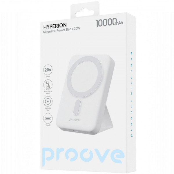  Павербанк Proove Hyperion 20W 10000mAh 2025 White (PBHN15020002)