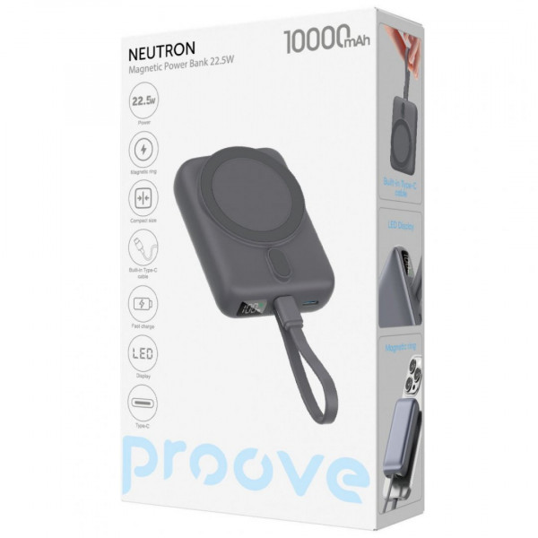  Павербанк Proove Neutron 225W 10000mAh Purple (PBNE22022209)