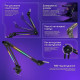  Пантограф для мікрофону Proove Gaming Neon Arm Black (PMNR00110001)