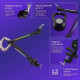  Пантограф для мікрофону Proove Gaming Neon Arm Black (PMNR00110001)
