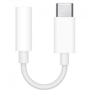  Перехідник Apple USB-C to 35mm Headphone Jack Adapter (MU7E2ZM/A)