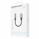  Перехідник AUX Proove SoundMesh Lightning to 35mm Gray (ACSM00005101)